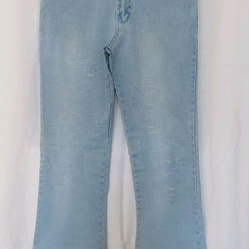 Vintage Charleston summer women's jeans used, bootcut
