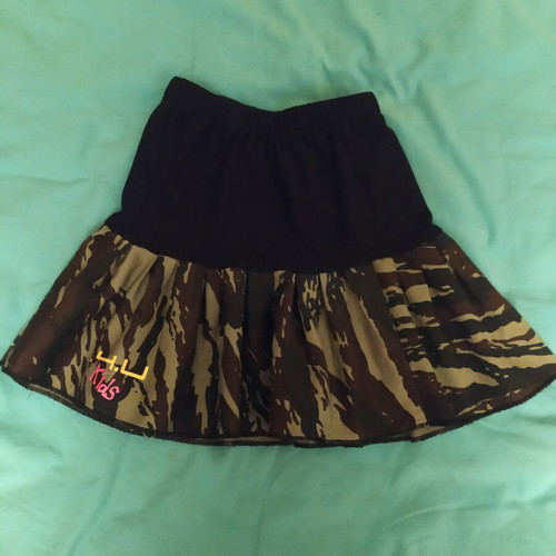 1.4.U Kids cotton skirt for ages 6-7, colorful