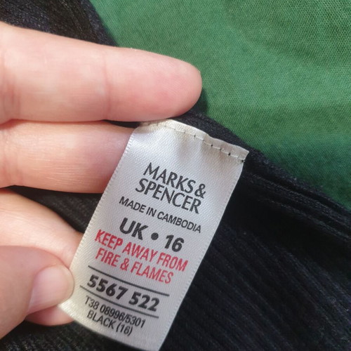 M&S Turtleneck Sweater XXL Like New, Black