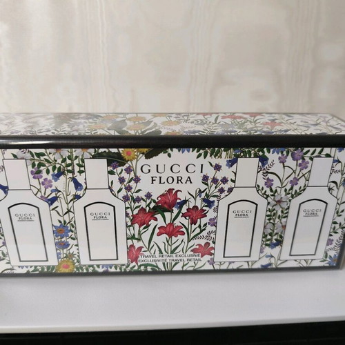 Gucci Flora 4 x 5 ml Eau de Parfum miniature perfume set new