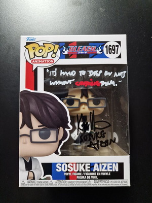 Funko Pop Sosuke Aizen 1697 signed like new