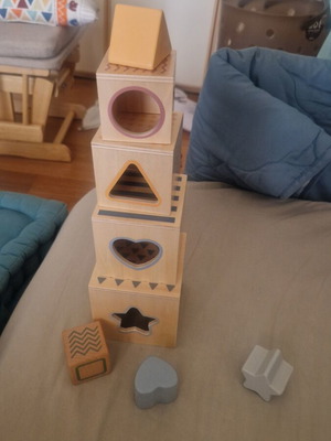 Wooden fine motor skills toy