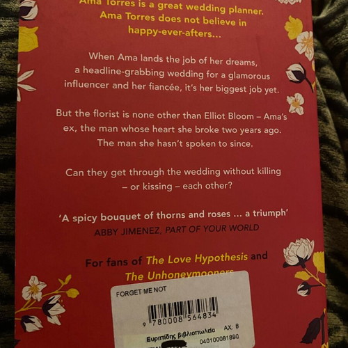 Forget Me Not book like new, English