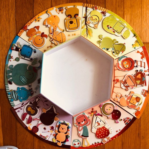 Lilliputiens Lotocolors puzzle like new