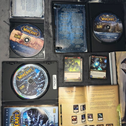 World of Warcraft Wrath of the Lich King Collector’s Edition new complete set