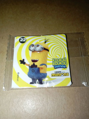 Αυτοκόλλητο Minions koukou roukou No 22 καινούργιο