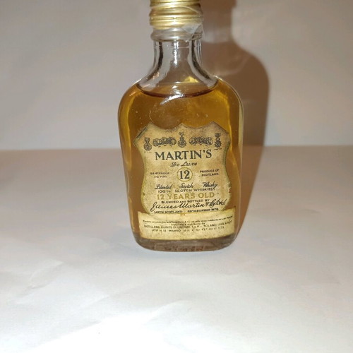 Martin's 12 years 50ml miniature used