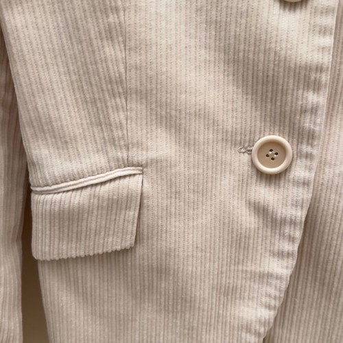 Zara corduroy jacket ecru like new, size Small