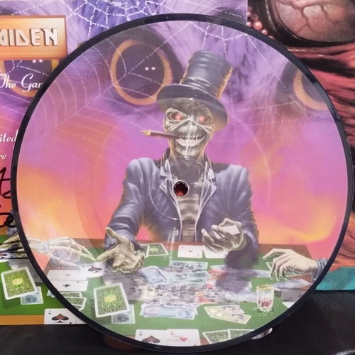Iron Maiden Virtual XI 2LP και 7'' Angel & the Gambler υπογεγραμμένα, σαν καινούργια