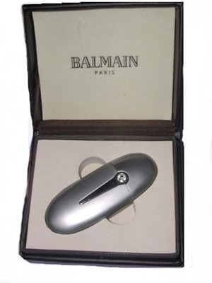 Αναπτήρας Balmain Paris αερίου silver strass matt καινούργιος