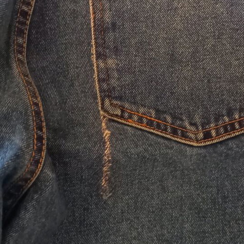 Jean with straight fit, relaxed comfortable, like new, size M