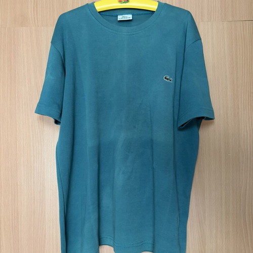 Lacoste T-shirt like new, green cotton