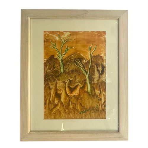 Petropoulos Original Painting Landscape 45x65cm Like New
