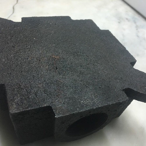 Metal junction box for three-phase current unused