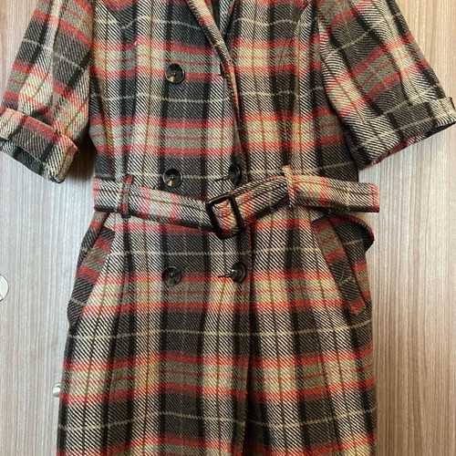 Women's coat used with short sleeve, multicolor, size XXL