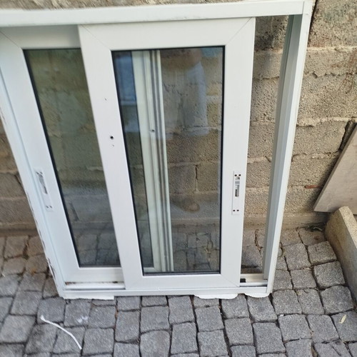 Aluminum frames used, three balcony doors and windows set