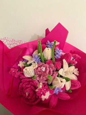Eternal Plush Wire Bouquet made to order