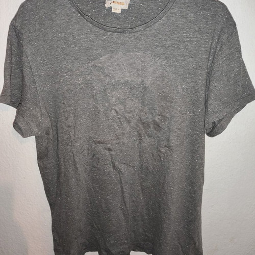 Diesel men's short-sleeve t-shirt used, size large, gray