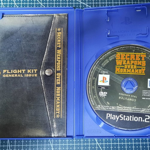 Secret Weapons Over Normandy PS2 Black Label used, complete in box