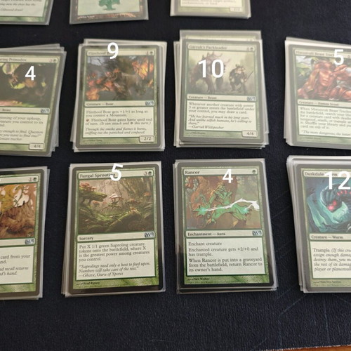 Magic the Gathering M13 Green Collection like new, near mint