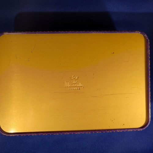 La Fleur d'Orange metal jewelry box like new