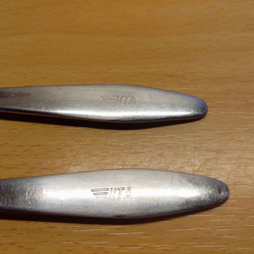 UTA spoons vintage, used, set of 2 pieces
