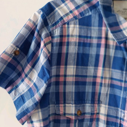 Women's checked sport shirt used, size large, H&M