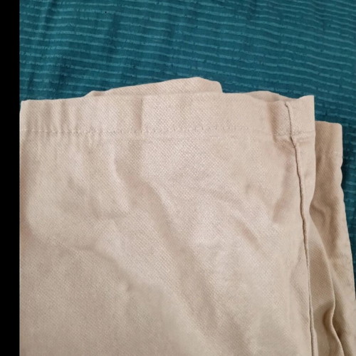 Tom Tailor summer cotton pants set of 2, new, size 34, beige and green