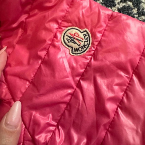 Moncler puffer pink size 1 like new