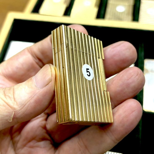 DuPont N5 gold lighter used, vintage