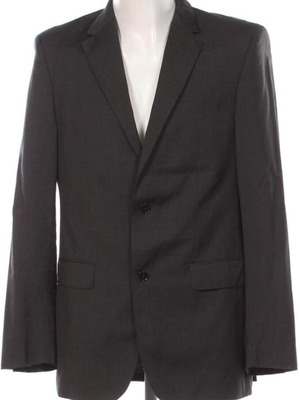 Joop! wool jacket like new, striped black gray, size L