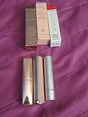 Σετ 3 lip balm Mac Givenchy Estee Lauder σαν καινούργιο