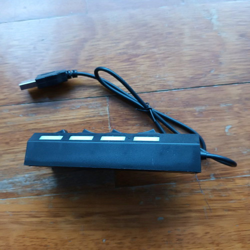 USB hub with switches and 4 ports new