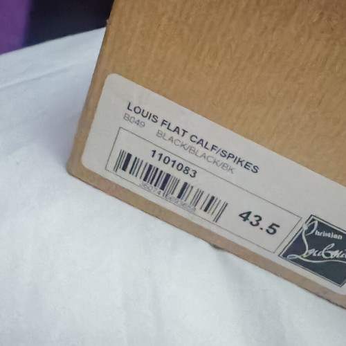 Christian Louboutin sneakers used, size 43.5 black