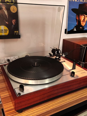Thorens TD-165 vintage πικάπ με ιμάντα και κεφαλή Stanton
