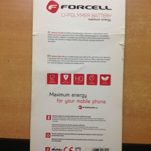 Iphone 5s battery Forcell new with opened packaging