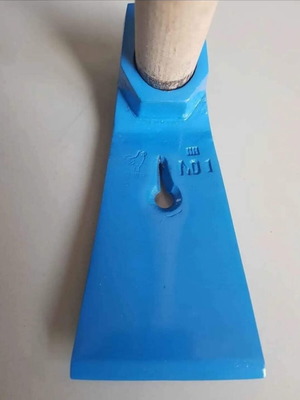 Wide mattock with wooden handle new