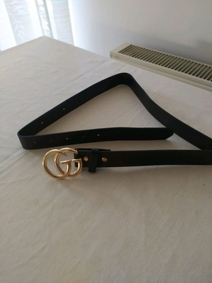 Women's belt new, black, length 1 m