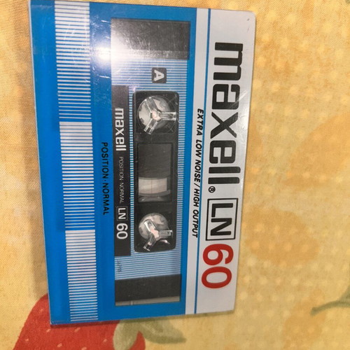 Maxell LN 60 vintage cassette tape new old stock