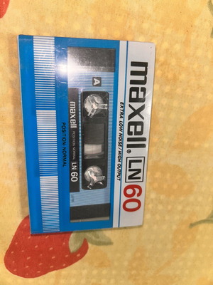 Maxell LN 60 vintage cassette tape new old stock