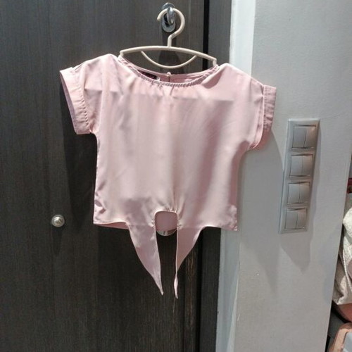 Pink short-sleeve shirt for girls 10 years old like new, Fanny Look