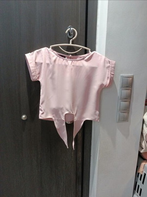 Pink short-sleeve shirt for girls 10 years old like new, Fanny Look