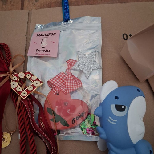 Craft supplies set for gift making and crafts