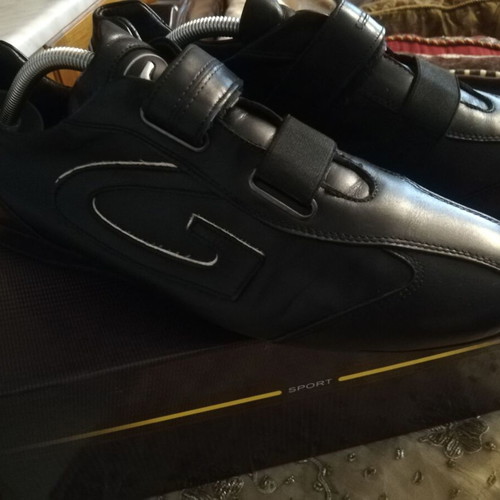 Alberto Guardiani leather sneakers like new, size 42, black