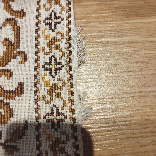 Handmade embroidery used 51×33 with some pulls
