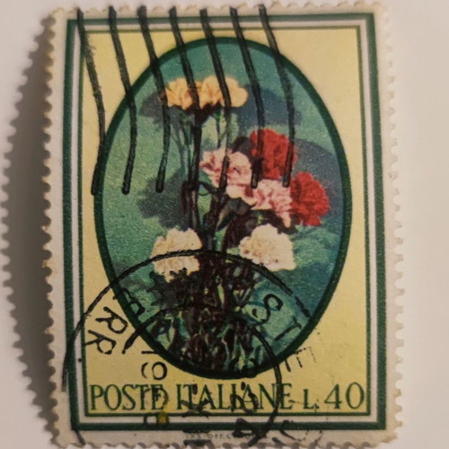 Italy stamp used, Flora serie, 1966