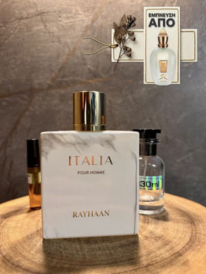Rayhaan Italia Eau de Parfum 5ml and 30ml decants