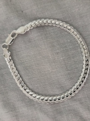 Βραχιόλι 925 ασημί καινούργιο unisex 19εκ