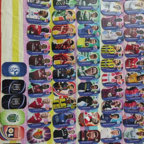Metal football tags used, pack of 236 European teams