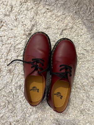 Dr. Martens Cherry Red 1461 boots like new, size 38